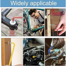 Abbas Ali 46 Piece 1/4 inch Drive Socket Ratchet Wrench Set with Metric And Bit Sockets, Allen Key Set, and Gloves, DIY And Auto Repair