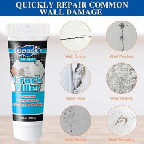 Abbas Ali Bossil Multipurpose Crack Filler with Putty Knife, 4 Piece Set