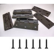 Abbas Ali MS Hinges for Outdoor And Indoor Furniture, 12pcs Pack, 4 Inch