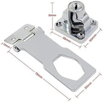 Abbas Ali 3 Inch Self-Locking Hasp Lock