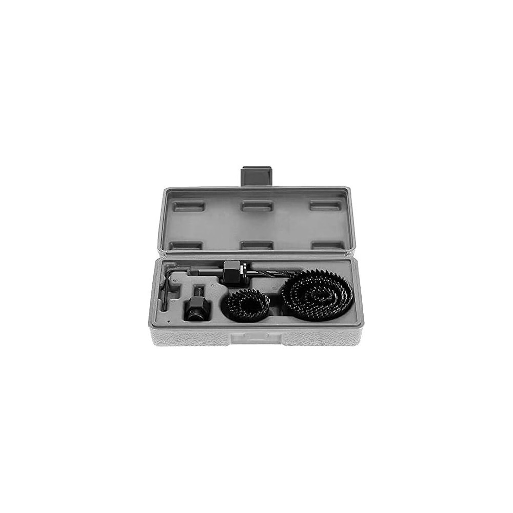 Abbas Ali 11 Pcs Hole Saw Kit for Wood And Metal Cutting, 19-64mm