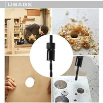 Abbas Ali 11 Pcs Hole Saw Kit for Wood And Metal Cutting, 19-64mm