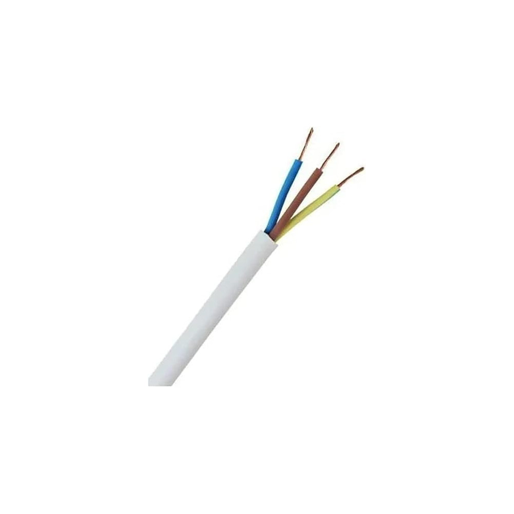 Generic Reliable PVC Flexible Power Cord Extension, 3 Core Copper Wire, Custom Length