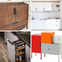 Abbas Ali 2 Pcs Finger Pull Back Mount Tab Pull Handle for Doors And Drawers