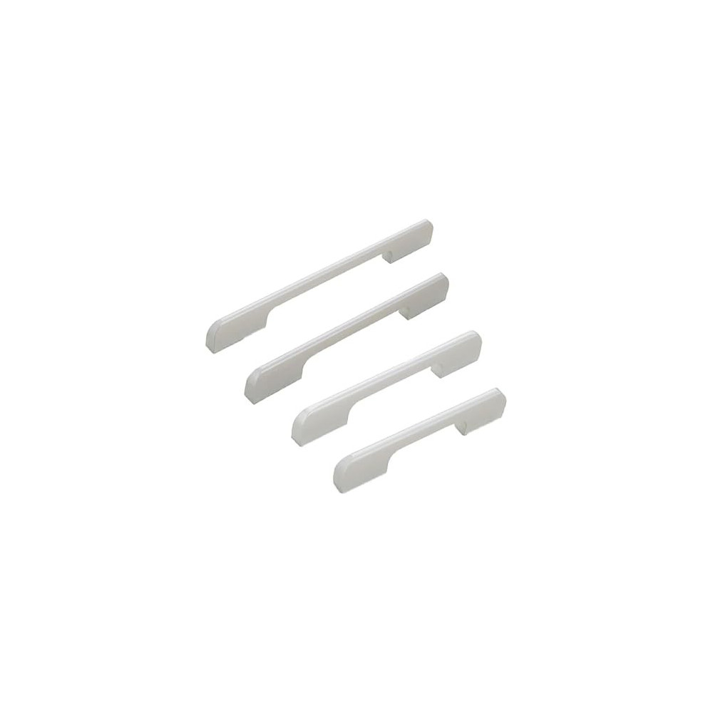 Abbas Ali 2 Pcs European Style Aluminium Alloy Drawer Pulls, 96mm, Silver