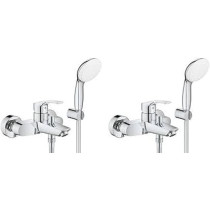 Abbas Ali Shower Mixer with Handheld Shower Set, Water Saving, Pack of 2