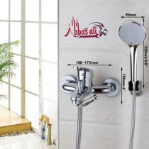 Abbas Ali Shower Mixer with Handheld Shower Set, Water Saving, Pack of 2