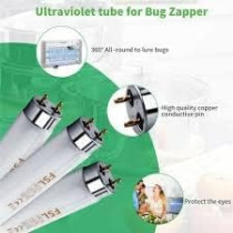 Abbas Ali 2 Pack UV Light Bulbs for Electric Bug Zapper, T8 Mosquito Killer Lamp, 15W