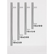 Abbas Ali Stainless Steel Solid Handle, 10x200mm for Construction and DIY