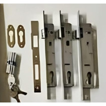 Abbas Ali Door Lock for Aluminium with Roller Latch, 25mm