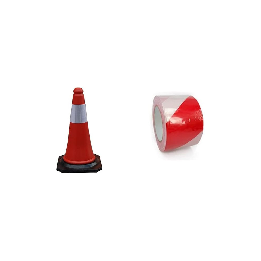 Abbas Ali Safety Cone with 100cm Height and Warning Tape
