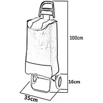 Abbas Ali Portable And Foldable Shopping Trolley Bag, Available in Multiple Colours