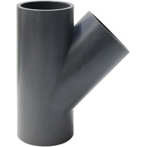 Abbas Ali PVC High Pressure Y Tee Pipe Fitting for Plumbing, 3/4 Inch