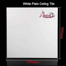 Abbas Ali Gypsum False Ceiling Tiles, Off White, 595x595x7mm, Pack of 16