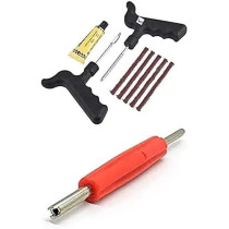 Abbas Ali 25L Air Compressor Kit with Inflator Gauge, Duster Gun And Tyre Repair Set