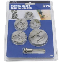 Abbas Ali 6 Piece Dremel HSS Circular Saw Blades for Wood And Aluminum Cutting