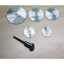 Abbas Ali 6 Piece Dremel HSS Circular Saw Blades for Wood And Aluminum Cutting