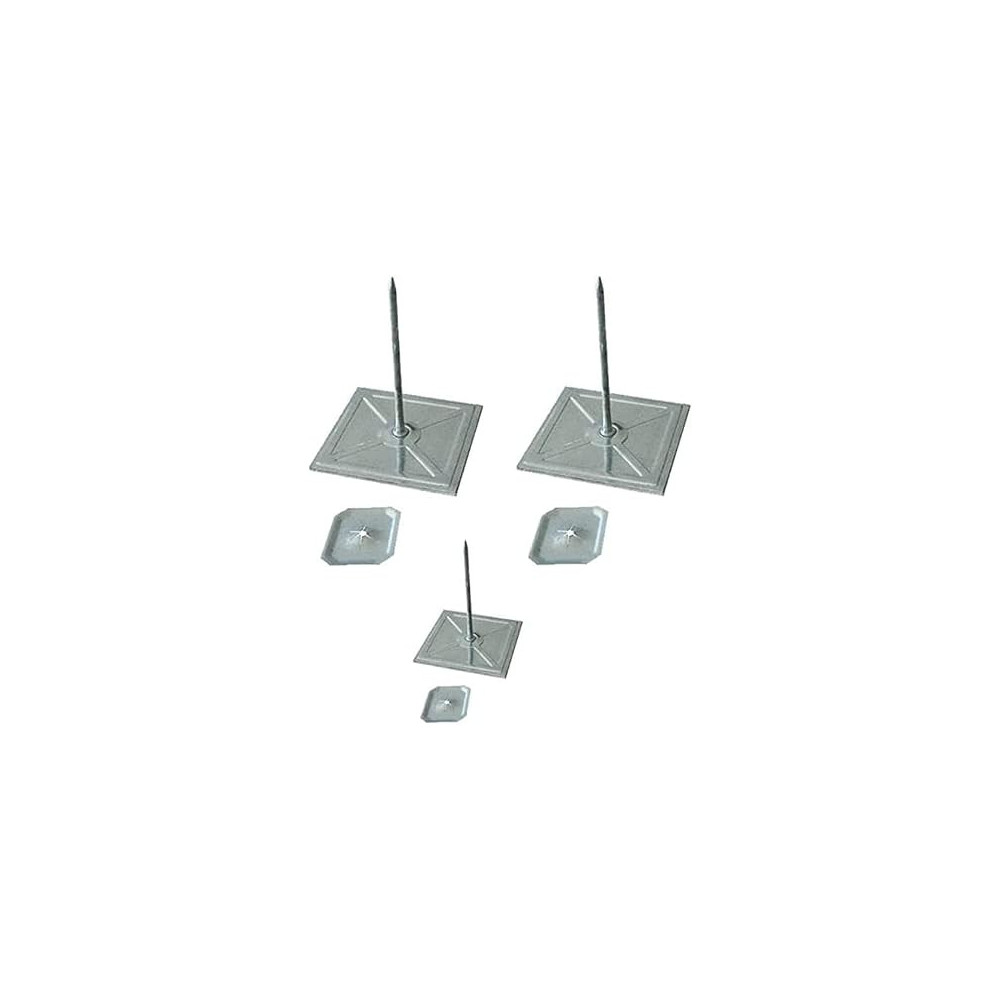 Abbas Ali Self Stick Insulation Foam Pin with Lock Washer, 2x2x2 Inch, 100 Pack