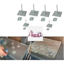 Abbas Ali Self Stick Insulation Foam Pin with Lock Washer, 2x2x2 Inch, 100 Pack