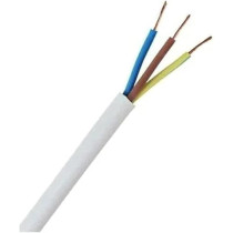 Generic Reliable Electrical PVC Flexible Wire, 3 Core Extension Cable, 2.5mm, 10m