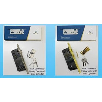 Abbas Ali Modern Brass Cylinder Door Lock with Heavy Duty Lock Body, Silver