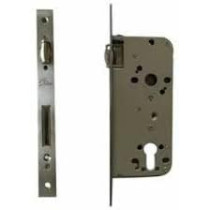 Abbas Ali Modern Brass Cylinder Door Lock with Heavy Duty Lock Body, Silver