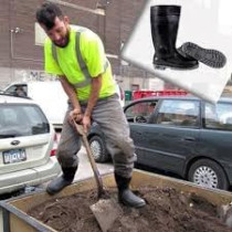 Abbas Ali Waterproof Safety Gum Boots, Anti Skid Industrial Shoes for Construction