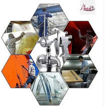 Abbas Ali Spray Gun with 1.4mm Tip for Base Coats And Metallic Paint, 500ml, Top Tank