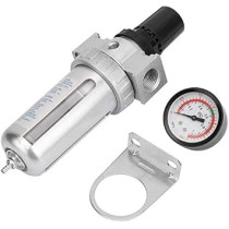 Abbas Ali Compressed Air Filter Regulator Combo, 1/2 Inch BSP for Air Compressors