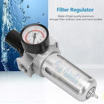 Abbas Ali Compressed Air Filter Regulator Combo, 1/2 Inch BSP for Air Compressors