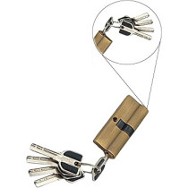 MSM Door Lock Cylinder 90mm, Two Sided, 5 Computer Keys