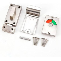 Abbasali Indicator Privacy Deadbolt Door Lock, Keyless Zinc Alloy Deadlock Latch, Indicating Occupied