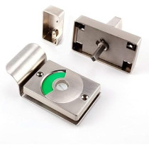 Abbasali Indicator Privacy Deadbolt Door Lock, Keyless Zinc Alloy Deadlock Latch, Indicating Occupied