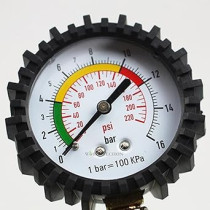 Generic Tire Pressure Gauge Meter for Car, Truck, Auto Air Tyre Inflator Tester Hose 220 PSI