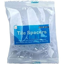 Abbasali Construction Ceramic Tile Spacers, 200 Pieces Pack, Plastic Cross Tiling Spacers, 2.5mm