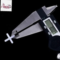 Abbasali Construction Ceramic Tile Spacers, 200 Pieces Pack, Plastic Cross Tiling Spacers, 2.5mm