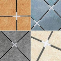 Abbasali Construction Ceramic Tile Spacers, 200 Pieces Pack, Plastic Cross Tiling Spacers, 2.5mm