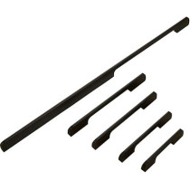 Abbasali 2Pcs Drawer Pull Bar Handles, European Style, Aluminium Alloy, Simple Door Grip, 96mm, Black