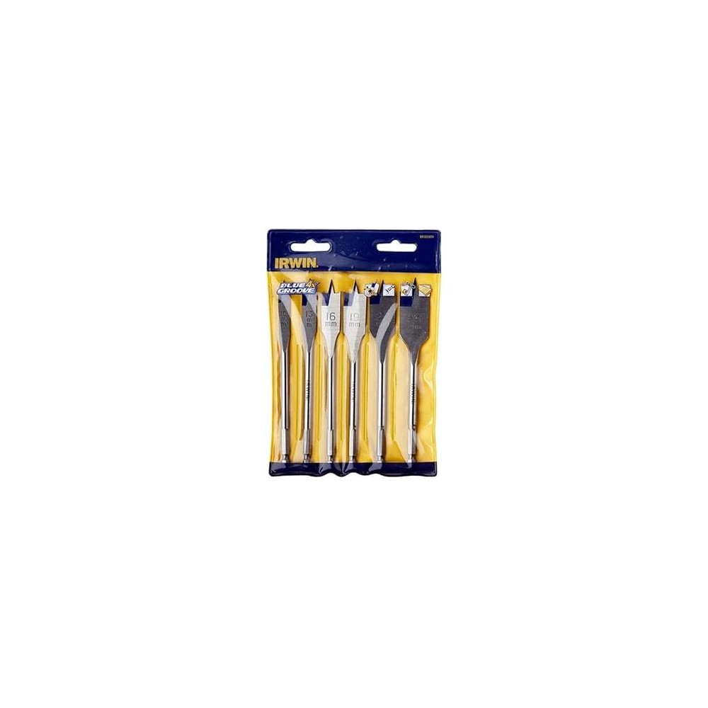 Irwin 10502826 Flat Drill Bit 6 Piece Set