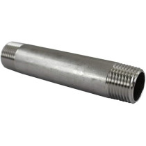 Abbasali GI Long Nipple Threaded Ends GI198 211A, 3/4 Inch x 4 Inch