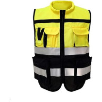 Abbasali Vest Pocket Fishing Vest, Fly Fishing Vest, Reflective Vests, Mens High Visibility Safety Jacket, Outdoor Night Riding, Work Wear