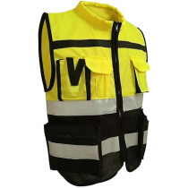 Abbasali Vest Pocket Fishing Vest, Fly Fishing Vest, Reflective Vests, Mens High Visibility Safety Jacket, Outdoor Night Riding, Work Wear