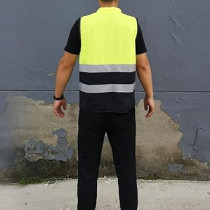 Abbasali Vest Pocket Fishing Vest, Fly Fishing Vest, Reflective Vests, Mens High Visibility Safety Jacket, Outdoor Night Riding, Work Wear