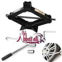 Abbasali Safety Pack for Car, SUV And Other Vehicles, Safety Jacket, Gloves, Scissor Jack, Safety Triangle, Wheel Spanner, First Aid Pouch And Fire Extinguisher 1kg