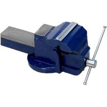 Abbasali Professional Heavy Duty Cast Iron Bench Vice, Fixed Base, 125mm 5 Inch