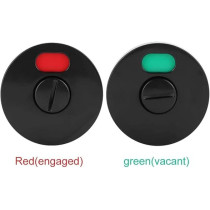 Abbasali Indicator Door Lock Bolt, Occupancy Indicator Privacy Safe Lock for Toilet/Bathroom, Vacant/Engaged