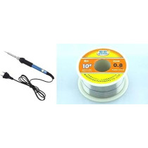 Abbasali Set of Soldering Iron And Soldering Wire, 100g