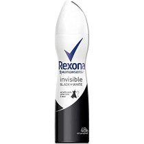 Rexona Invisible Dry Black, White Spray Deodorant For Women,150Ml