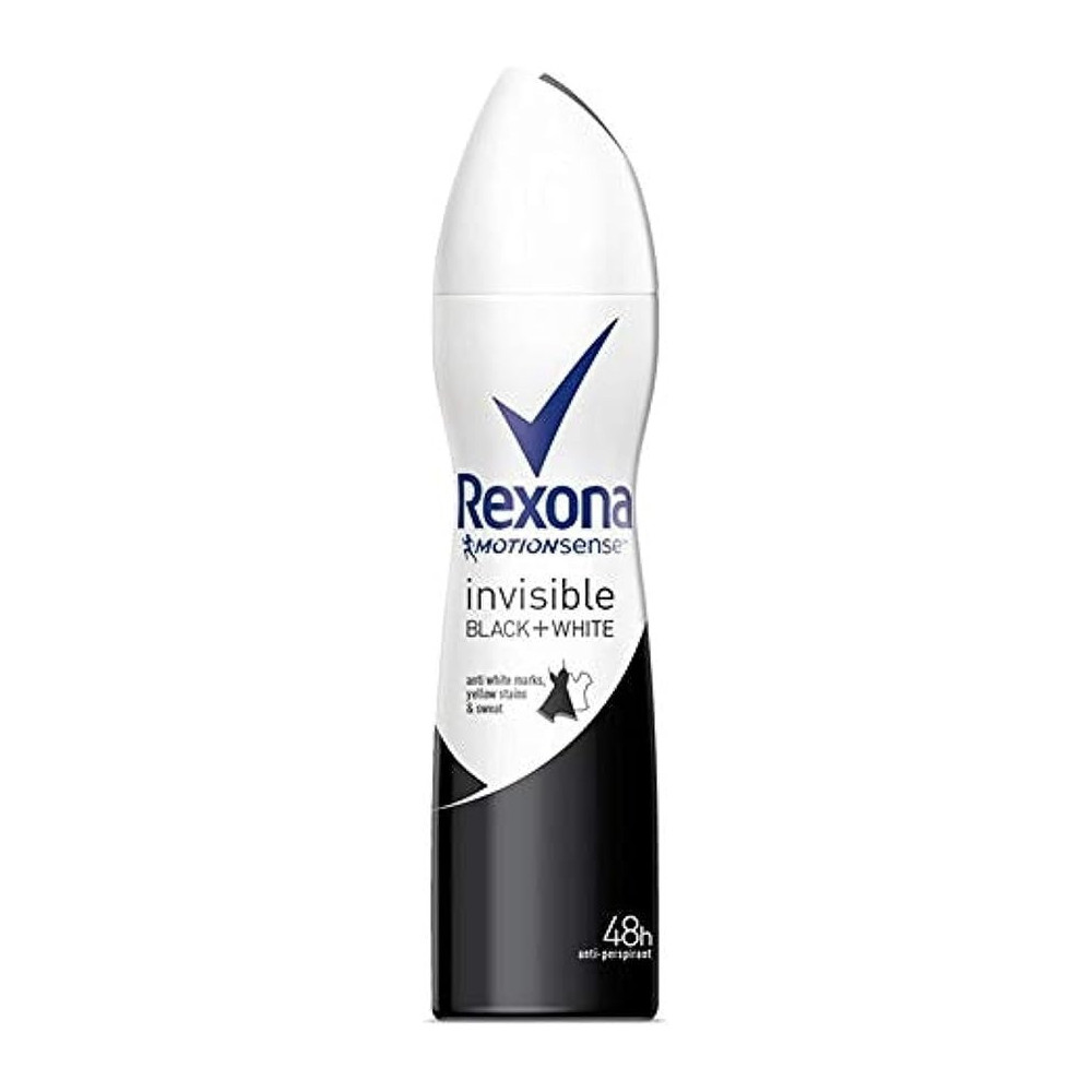 Rexona Invisible Dry Black, White Spray Deodorant For Women,150Ml