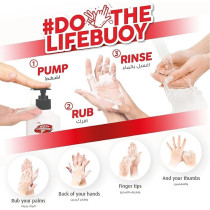 Lifebuoy Antibacterial Hand Wash Refill Pouch, Mild Care 100% Stronger Germ Protection, 1 Liter